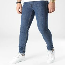Promo 🧨 Jean Skinny Liam Orginal 12190858 Bleu Denim de Jack And Jones 🎁