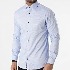 Les meilleures critiques de 🧨 Chemise Manches Longues Blaviggo Dobby Bleu Clair de Jack And Jones ✔️