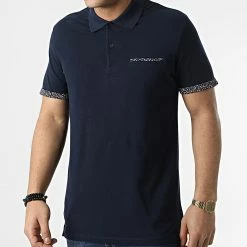 Tout neuf 😍 Polo A Manches Courtes Blalyon Bleu Marine de Jack And Jones 🌟