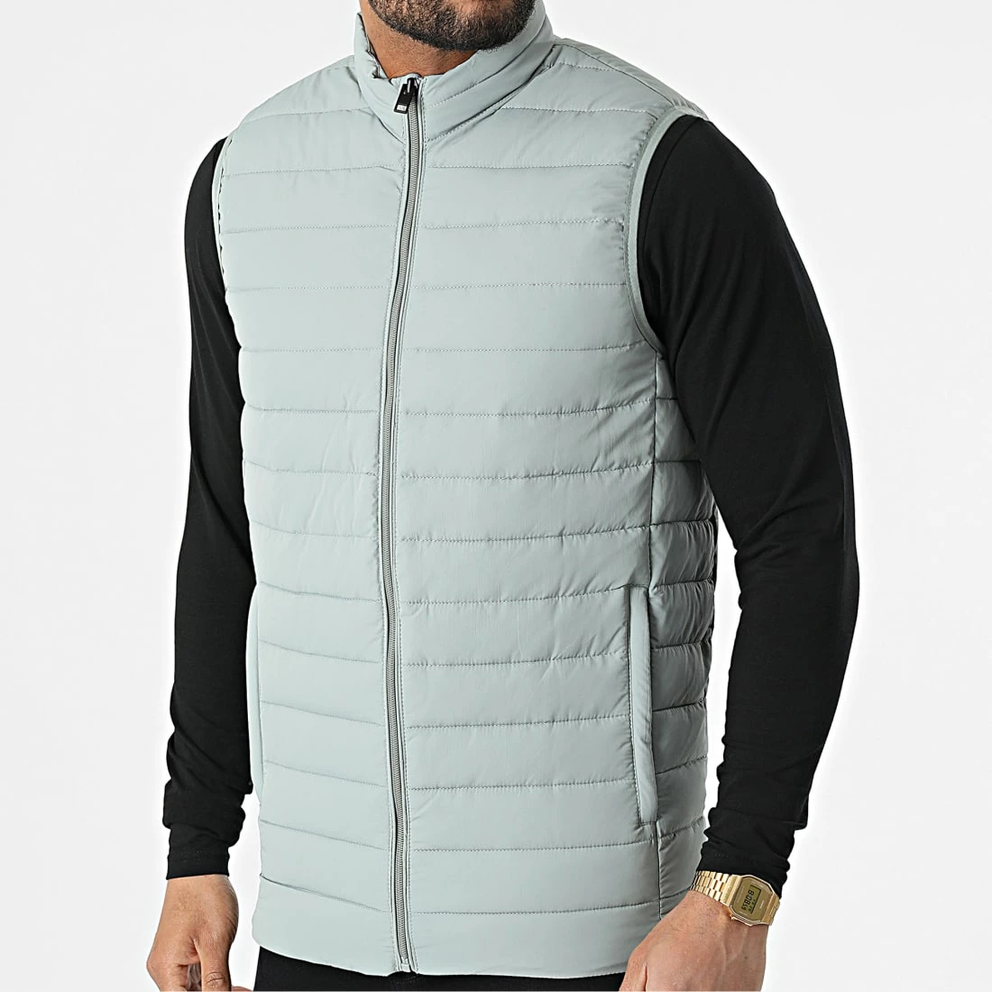 Meilleur prix 😉 Doudoune Sans Manches Recycle Vert Clair de Jack And Jones ⌛ 1 Meilleur prix 😉 Doudoune Sans Manches Recycle Vert Clair de Jack And Jones ⌛