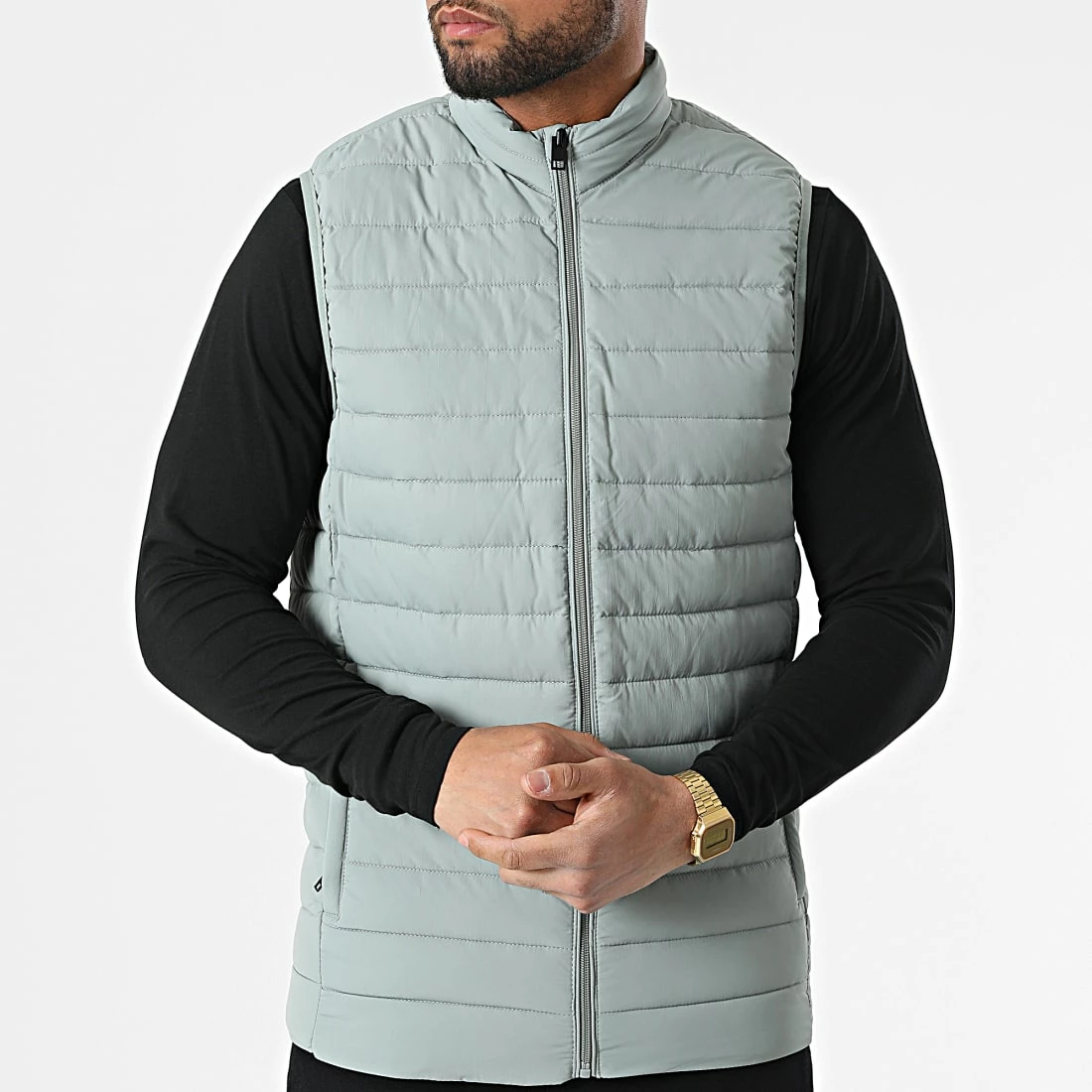 Meilleur prix 😉 Doudoune Sans Manches Recycle Vert Clair de Jack And Jones ⌛ 3 Meilleur prix 😉 Doudoune Sans Manches Recycle Vert Clair de Jack And Jones ⌛ – Image 3