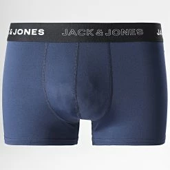 De gros 🎁 Lot De 3 Boxers Staycay Noir Bleu Marine de Jack And Jones 👏 -Jack And Jones Soldes jack and jones 305482 12204881 BLACK BELLWETHER 20220301T150848 04