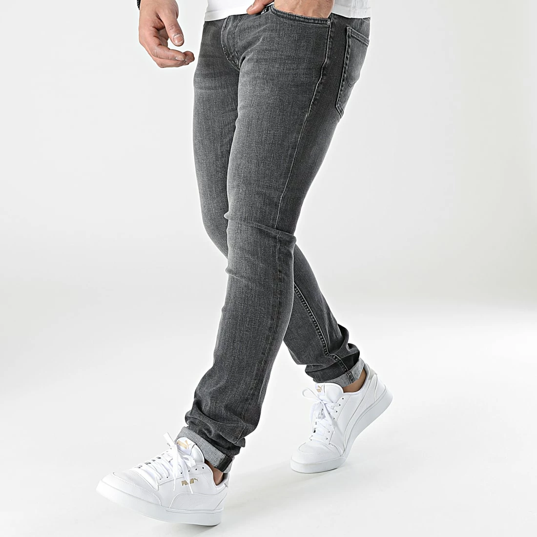 Top 10 ⌛ Jean Skinny Liam Original Gris Anthracite de Jack And Jones ⌛ 3 Top 10 ⌛ Jean Skinny Liam Original Gris Anthracite de Jack And Jones ⌛ – Image 3