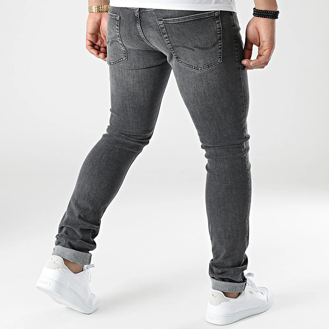 Top 10 ⌛ Jean Skinny Liam Original Gris Anthracite de Jack And Jones ⌛ 4 Top 10 ⌛ Jean Skinny Liam Original Gris Anthracite de Jack And Jones ⌛ – Image 4
