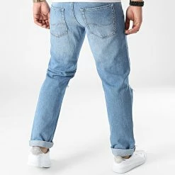 Le moins cher 🔥 Jean Regular Fit Mike Bleu Denim de Jack And Jones 👏 -Jack And Jones Soldes jack and jones 305508 12202289 BLUE DENIM 20220222T155426 04