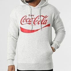 Remise 😀 Sweat Capuche Coca-Cola Gris Clair Chiné de Jack And Jones 🎉 6 Remise 😀 Sweat Capuche Coca-Cola Gris Clair Chiné de Jack And Jones 🎉 -Jack And Jones Soldes jack and jones 305559 12214653 WHITE 20220224T155009 03