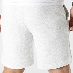Nouveau ⭐ Short Jogging Coca-Cola Gris Clair Chiné de Jack And Jones 😍 -Jack And Jones Soldes jack and jones 305565 12215115 WHITE MEL COMFORT FI 20220223T142707 04