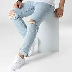 Meilleur prix 🤩 Jean Chris Original Bleu Wash de Jack And Jones 😀 -Jack And Jones Soldes jack and jones 305576 12204319 BLUE DENIM 20220228T160122 03