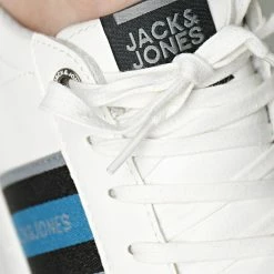 Vente flash 🎁 Baskets Trent Tape 12203951 White Frost de Jack And Jones 😀 -Jack And Jones Soldes jack and jones 305621 12203952 WHITE TAPE FRO 20220302T162154 03