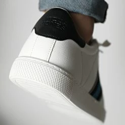 Vente flash 🎁 Baskets Trent Tape 12203951 White Frost de Jack And Jones 😀 -Jack And Jones Soldes jack and jones 305621 12203952 WHITE TAPE FRO 20220302T162156 04