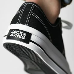 Meilleure affaire 👏 Baskets Corp Canvas 12203651 Anthracite White de Jack And Jones 🥰 -Jack And Jones Soldes jack and jones 305655 12203651 ANTHRACITE 20220303T135353 04