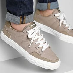 Meilleure affaire 🎉 Baskets Morden Canvas Combo 12203478 Crockery Lead Grey de Jack And Jones 💯