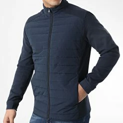 Tout neuf 😉 Veste Zippée Clay Bleu Marine de Jack And Jones 🛒 -Jack And Jones Soldes jack and jones 307478 12202968 NAVY BLAZER 20220307T161817 03