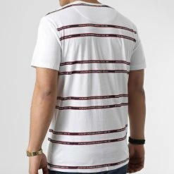 Sortie 😍 Tee 👕 Shirt Di Blanc de Jack And Jones 👏 -Jack And Jones Soldes jack and jones 307492 12200549 WHITE STANDARD F 20220307T161947 04