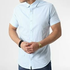 Les meilleures critiques de 🛒 Chemise A Manches Courtes Joe Blanc Bleu Clair de Jack And Jones 🛒 -Jack And Jones Soldes jack and jones 307498 12199966 CASHMERE BLUE 20220307T161740 03