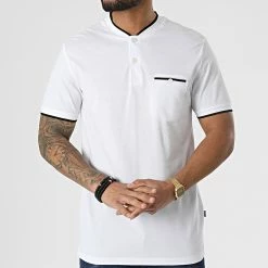 Vente flash 🤩 Polo Manches Courtes A Poche Poitrine Maoyal Blanc de Jack And Jones ⭐ 6 Vente flash 🤩 Polo Manches Courtes A Poche Poitrine Maoyal Blanc de Jack And Jones ⭐ -Jack And Jones Soldes jack and jones 308121 12201815 WHITE 20220310T140913 03
