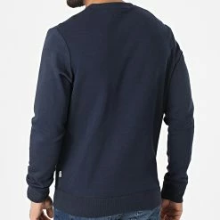 Remise 😉 Sweat Crewneck Steve Bleu Marine de Jack And Jones 🔔 -Jack And Jones Soldes jack and jones 308125 12200658 NAVY BLAZER 20220310T140012 04