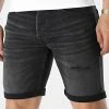 Remise 🌟 Short Jean Rick Icon Noir de Jack And Jones 🛒