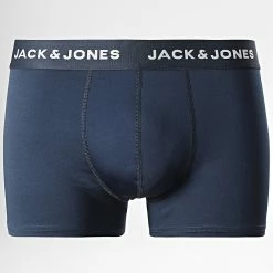 Vente flash 🥰 Lot De 3 Boxers Microfibre Noir Bleu Marine Rouge de Jack And Jones 🤩 -Jack And Jones Soldes jack and jones 309421 12182075 BLACK NAVY BLAZE 20220318T145850 03