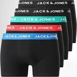 Top 10 🧨 Lot De 5 Boxers 12142342 Noir de Jack And Jones ❤️