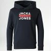Offres 🌟 Sweat Capuche Enfant Dan Bleu Marine de Jack And Jones 🔔