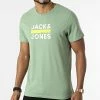 Meilleure affaire 🎉 Tee 👕 Shirt Dan Vert Clair de Jack And Jones 🤩