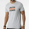 Grosses soldes ⭐ Tee 👕 Shirt Dan Gris Chiné de Jack And Jones 🎁