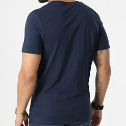 Top 10 😀 Tee 👚 Shirt Elden Bleu Marine de Jack And Jones 🥰 -Jack And Jones Soldes jack and jones 312423 12213493 NAVY BLAZER BIG 20220404T160652 04
