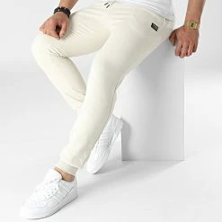 Le moins cher ❤️ Pantalon Jogging Gordon King Beige de Jack And Jones 😉 -Jack And Jones Soldes jack and jones 312635 12201338 MOONBEAM 20220406T135535 03