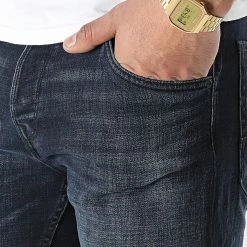 Budget 🔥 Short Jean Rick Fox Bleu Brut de Jack And Jones 😉 -Jack And Jones Soldes jack and jones 312639 12201630 BLUE DENIM 20220401T161351 03