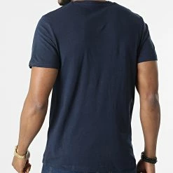 Tout neuf 🎁 Tee 👚 Shirt Penny Bleu Marine de Jack And Jones 🤩 -Jack And Jones Soldes jack and jones 313715 12207694 NAVY BLAZER 20220408T150852 04