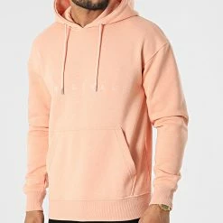 Meilleure vente ✨ Sweat Capuche Copenhagen Corail de Jack And Jones 🔥