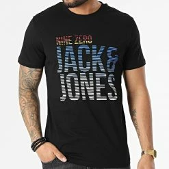 Remise ⭐ Tee 👕 Shirt Arthurs Noir de Jack And Jones ✨ -Jack And Jones Soldes jack and jones 313822 12218465 BLACK 20220415T135548 03