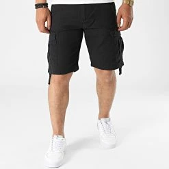 Meilleure vente 🔔 Short Cargo Charlie Noir de Jack And Jones ✔️ -Jack And Jones Soldes jack and jones 313845 12166338 BLACK 20220608T142719 03