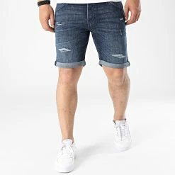 Tout neuf 🌟 Short Jean Rick Fox Bleu Denim de Jack And Jones 🤩 6 Tout neuf 🌟 Short Jean Rick Fox Bleu Denim de Jack And Jones 🤩 -Jack And Jones Soldes jack and jones 313852 12201632 BLUE DENIM 20220412T142754 03