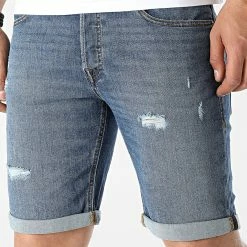 Tout neuf ⌛ Short Jean Rick Original Bleu Denim de Jack And Jones 😉