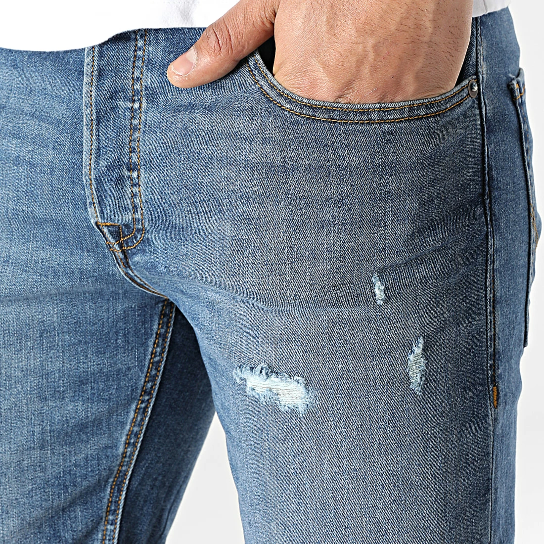 Tout neuf ⌛ Short Jean Rick Original Bleu Denim de Jack And Jones 😉 2 Tout neuf ⌛ Short Jean Rick Original Bleu Denim de Jack And Jones 😉 – Image 2