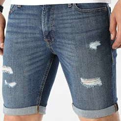 Top 10 🌟 Short Jean Liam Original Bleu Denim de Jack And Jones ❤️