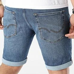 Remise 🌟 Short Jean Rick Original Bleu Denim de Jack And Jones 😉 -Jack And Jones Soldes jack and jones 313970 12201621 BLUE DENIM 20220408T143444 04