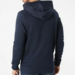 Meilleure vente ✨ Sweat Capuche Messi Bleu Marine de Jack And Jones 🔥 -Jack And Jones Soldes jack and jones 315459 12218455 NAVY BLAZER 20220421T140233 04