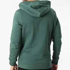 Nouveau 😀 Sweat Capuche Messi Vert de Jack And Jones 👍 -Jack And Jones Soldes jack and jones 315465 12218455 TREKKING GREEN 20220421T140812 04