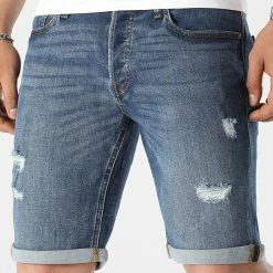 Meilleure vente 🥰 Short Jean Rick Original 12201626 Bleu Denim de Jack And Jones 👍 -Jack And Jones Soldes jack and jones 315481 12201626 BLUE DENIM 20220414T153256 03