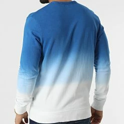 Bon marché 🎉 Sweat Crewneck Tarif Bleu Roi Blanc Dégradé de Jack And Jones 🎁 -Jack And Jones Soldes jack and jones 315601 12200726 CLASSIC BLUE CLOUD DANCER 20220421T140004 04