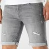 Meilleure affaire 🎁 Short Jean Rick Original Gris de Jack And Jones ⭐