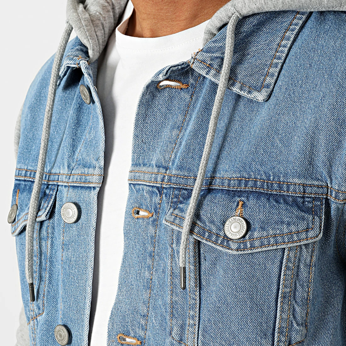 Les meilleures critiques de 🔔 Veste Jean Capuche 12201721 Bleu Denim Gris Chiné de Jack And Jones 👍 2 Les meilleures critiques de 🔔 Veste Jean Capuche 12201721 Bleu Denim Gris Chiné de Jack And Jones 👍 – Image 2