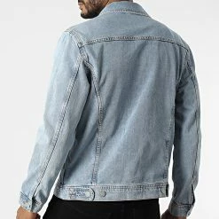 Meilleur prix 💯 Veste Jean 12201719 Bleu Denim de Jack And Jones ⌛ -Jack And Jones Soldes jack and jones 316664 12201719 BLUE DENIM 20220503T160351 04