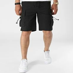 Grosses soldes ✨ Short Jogging Rocket Noir de Jack And Jones 👏 -Jack And Jones Soldes jack and jones 316740 12205530 BLACK 20220502T161333 03