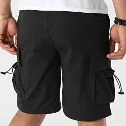 Grosses soldes ✨ Short Jogging Rocket Noir de Jack And Jones 👏 -Jack And Jones Soldes jack and jones 316740 12205530 BLACK 20220502T161335 04