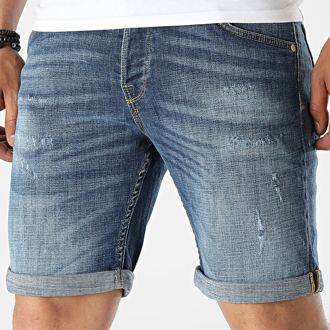 De gros 👏 Short Jean Rick Fox Bleu Denim de Jack And Jones 👍 1 De gros 👏 Short Jean Rick Fox Bleu Denim de Jack And Jones 👍