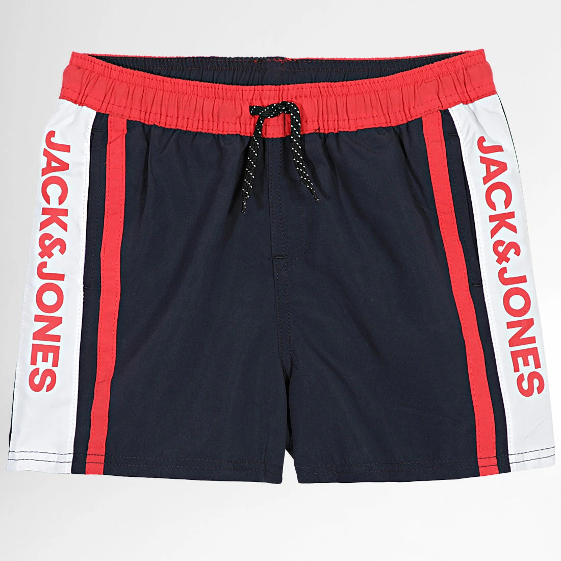 Grosses soldes 🔔 Short De Bain Enfant A Bandes Crete Bleu Marine de Jack And Jones 🥰 1 Grosses soldes 🔔 Short De Bain Enfant A Bandes Crete Bleu Marine de Jack And Jones 🥰